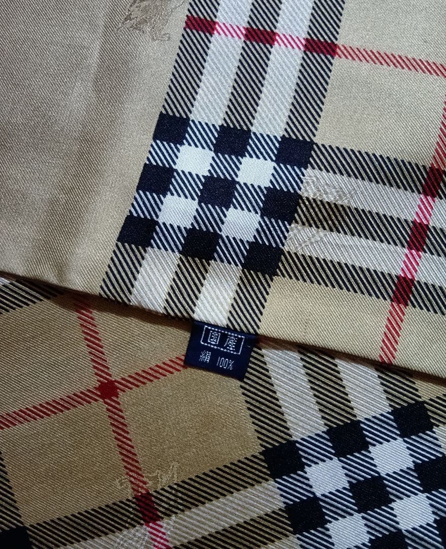 rag　美品 バーバリー シルク ストール