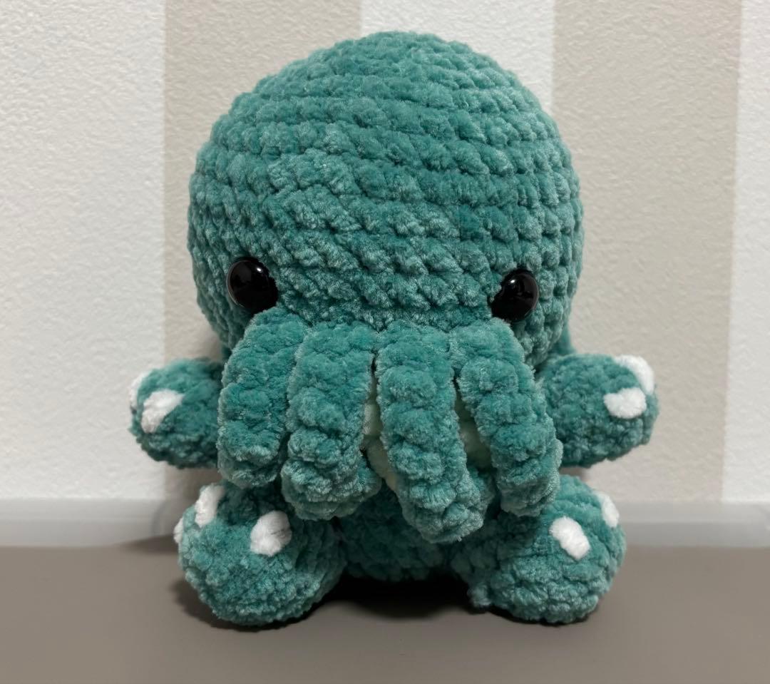 ピンクのドラゴン クトゥルフ あみぐるみ