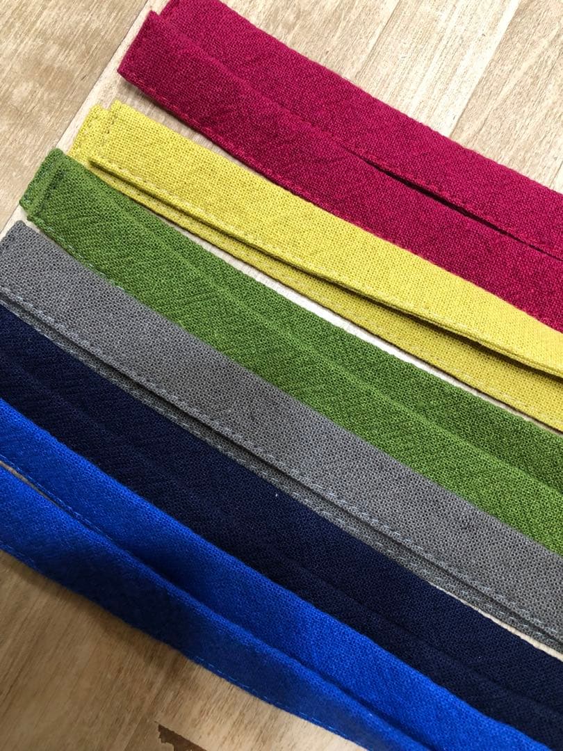 ハンドメイド　エプロン　真です。