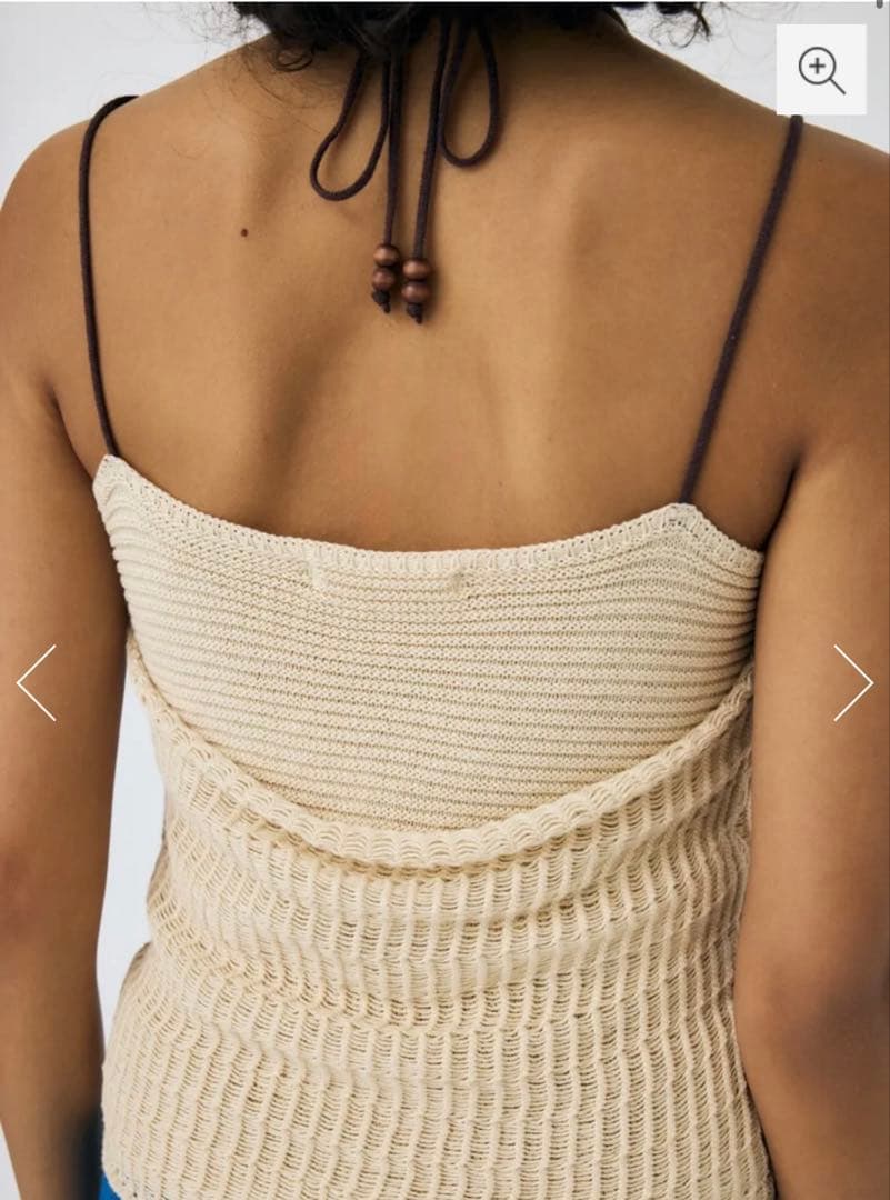 MESH KNIT キャミソール　moussy