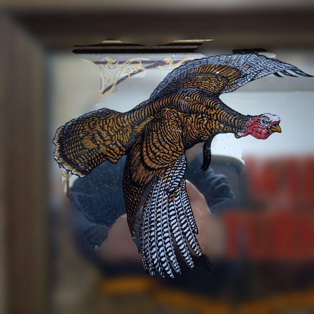 ワイルドターキー WILD TURKEY パブミラー　アンティーク雑貨