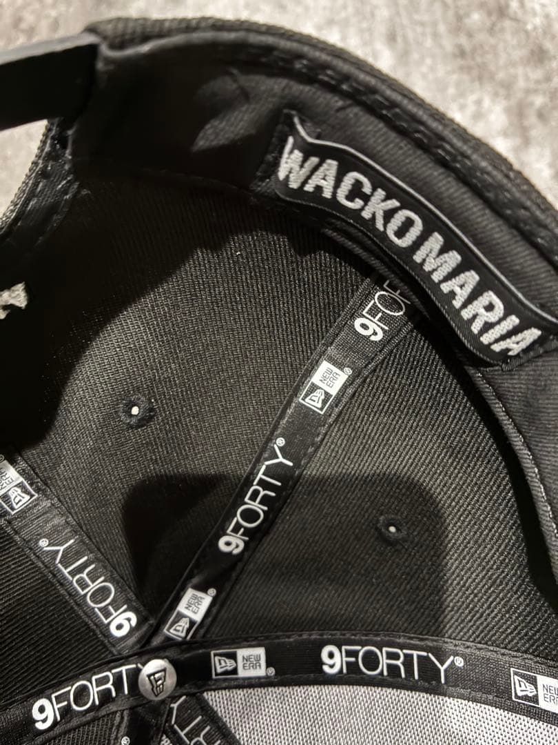 WACKO MARIA ブラック 9FORTY キャップ