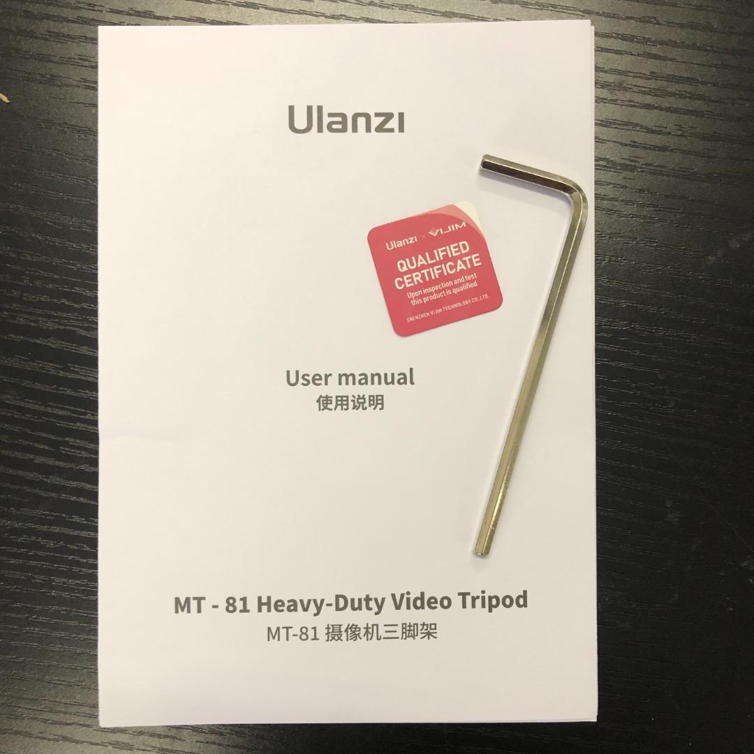 Ulanzi MT-81 三脚 カメラ三脚 3Way 自由雲台/S3077