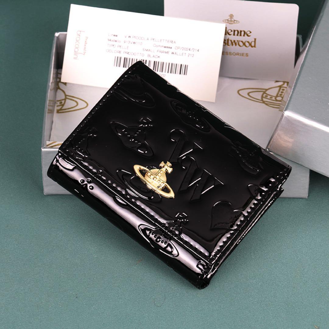 Vivienne Westwood 三つ折り財布 黑 ＃3221