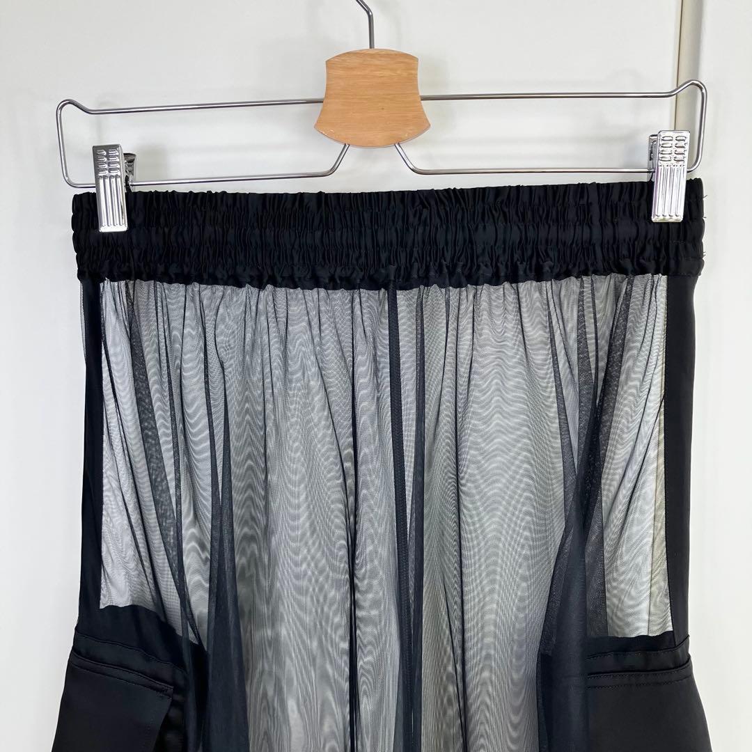 新品 24SS ANREALAGE インビジブルスカート ブラック 36