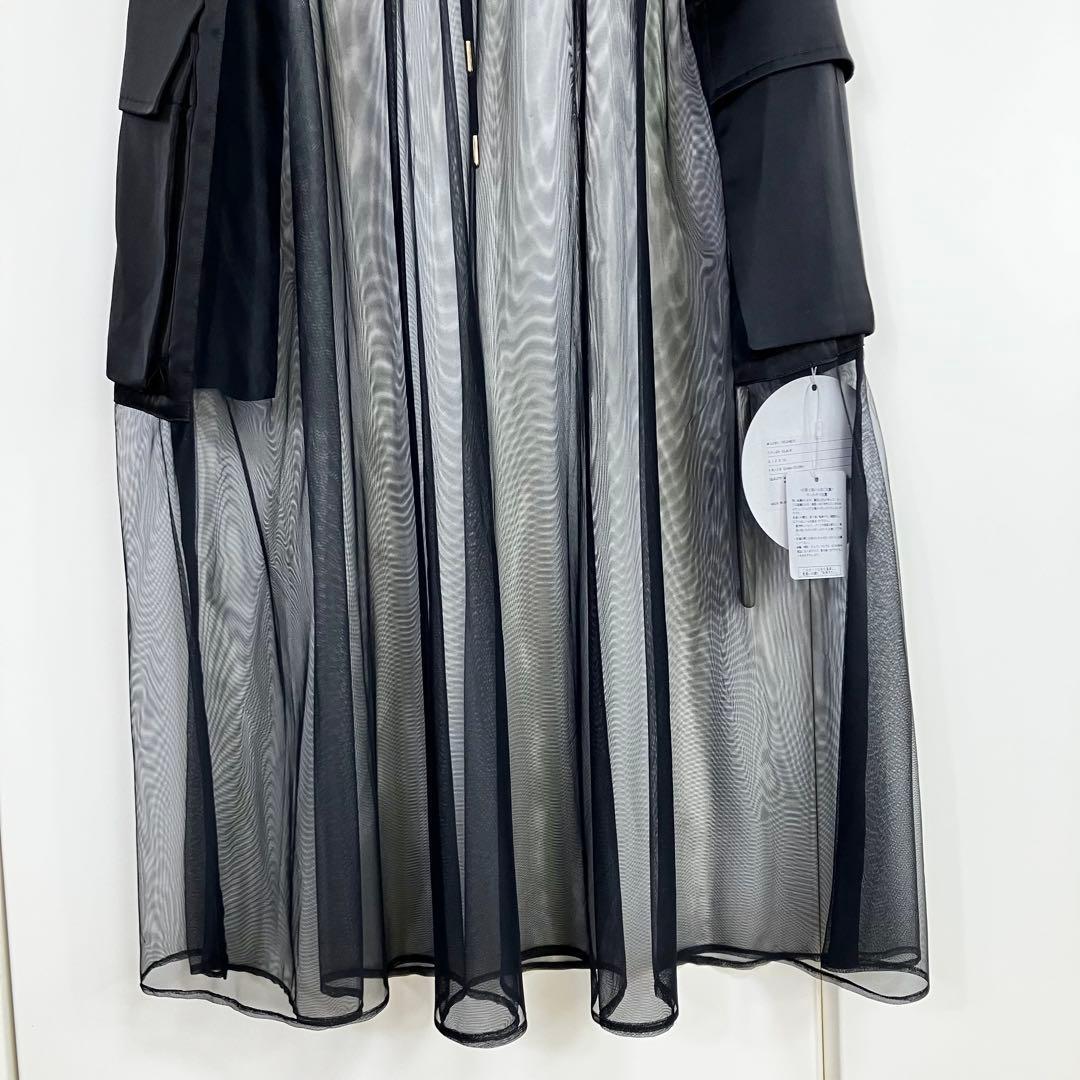 新品 24SS ANREALAGE インビジブルスカート ブラック 36
