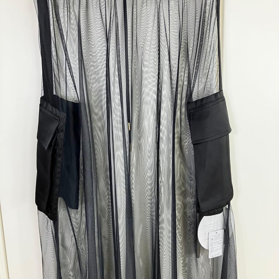 新品 24SS ANREALAGE インビジブルスカート ブラック 36