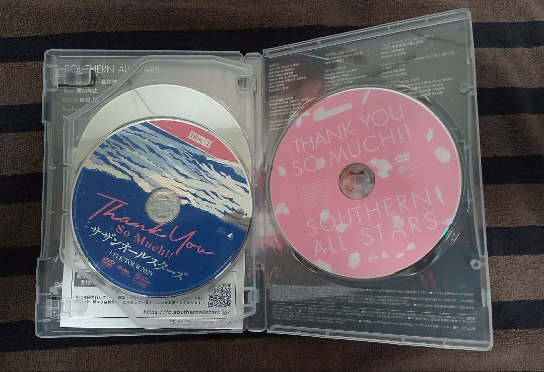 サザンオールスターズ「THANK YOU SO MUCH!!」DVD 特典付き