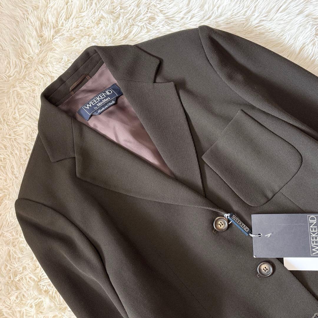 新品タグ付✨️weekend MaxMara ウールテーラードジャケット　ゆったり