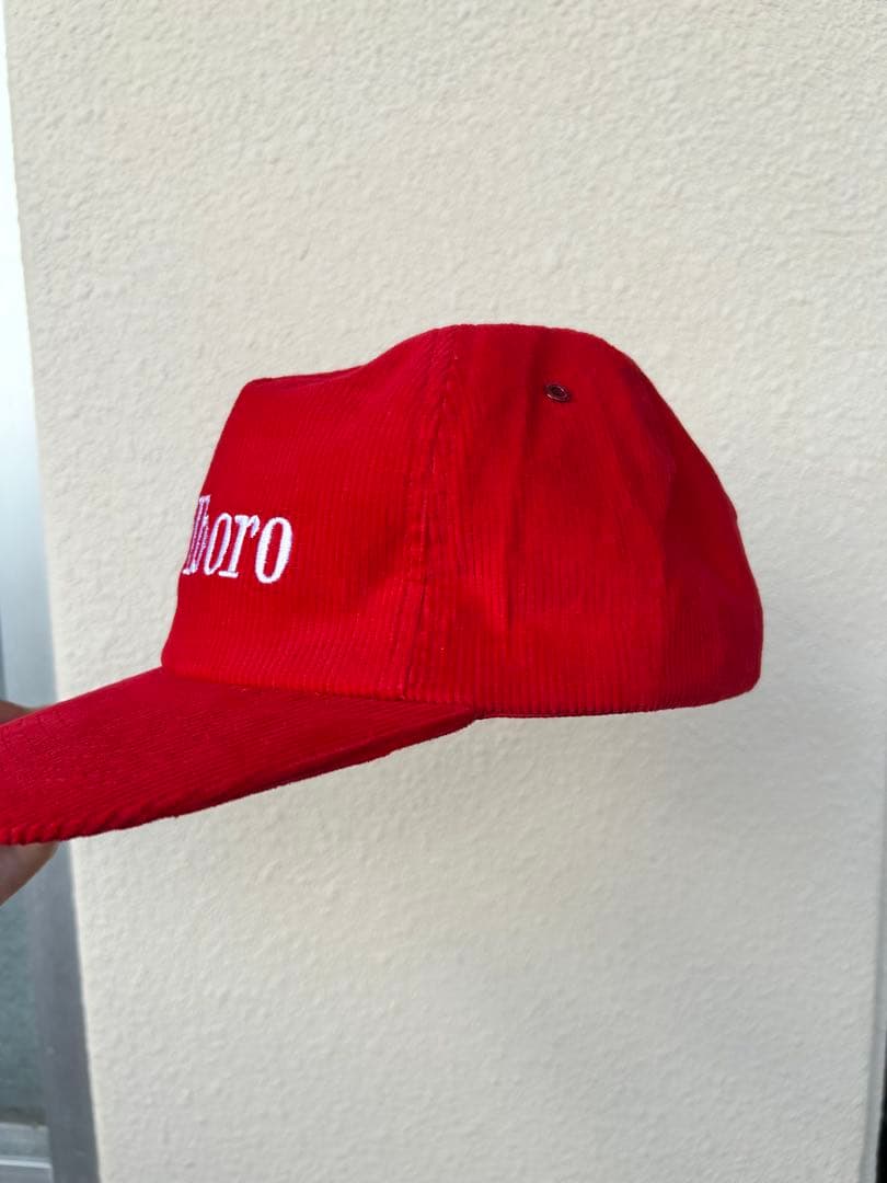 Marlboro コーデュロイキャップ マルボロ タバコ 新品 cap 人気
