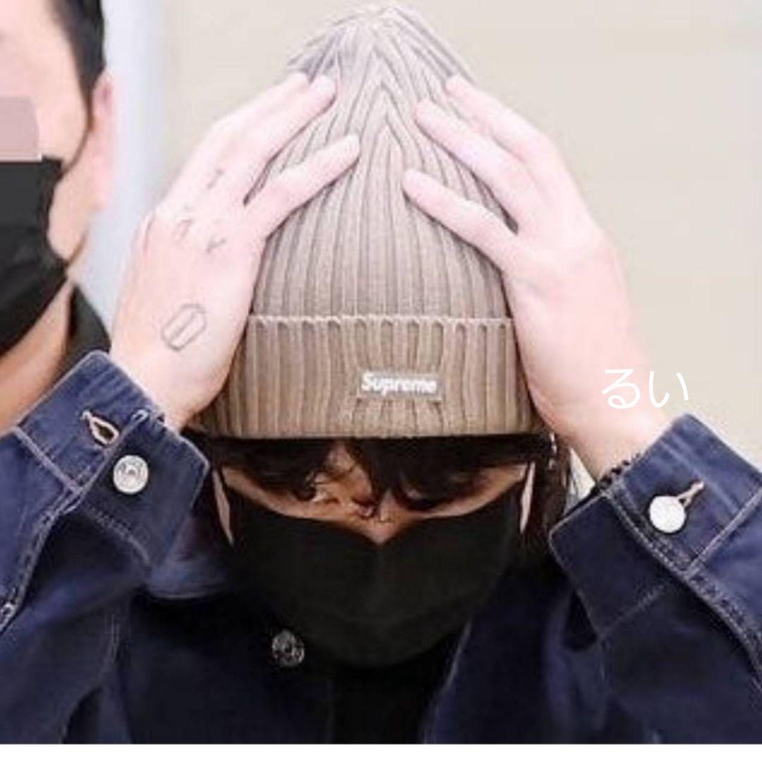 ✨【新品】Supreme　Overdyed Beanie　Taupe