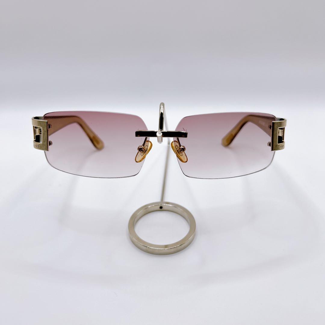 希少✨BVLGARI サングラス　ヴィンテージ　パープル　グラデーション
