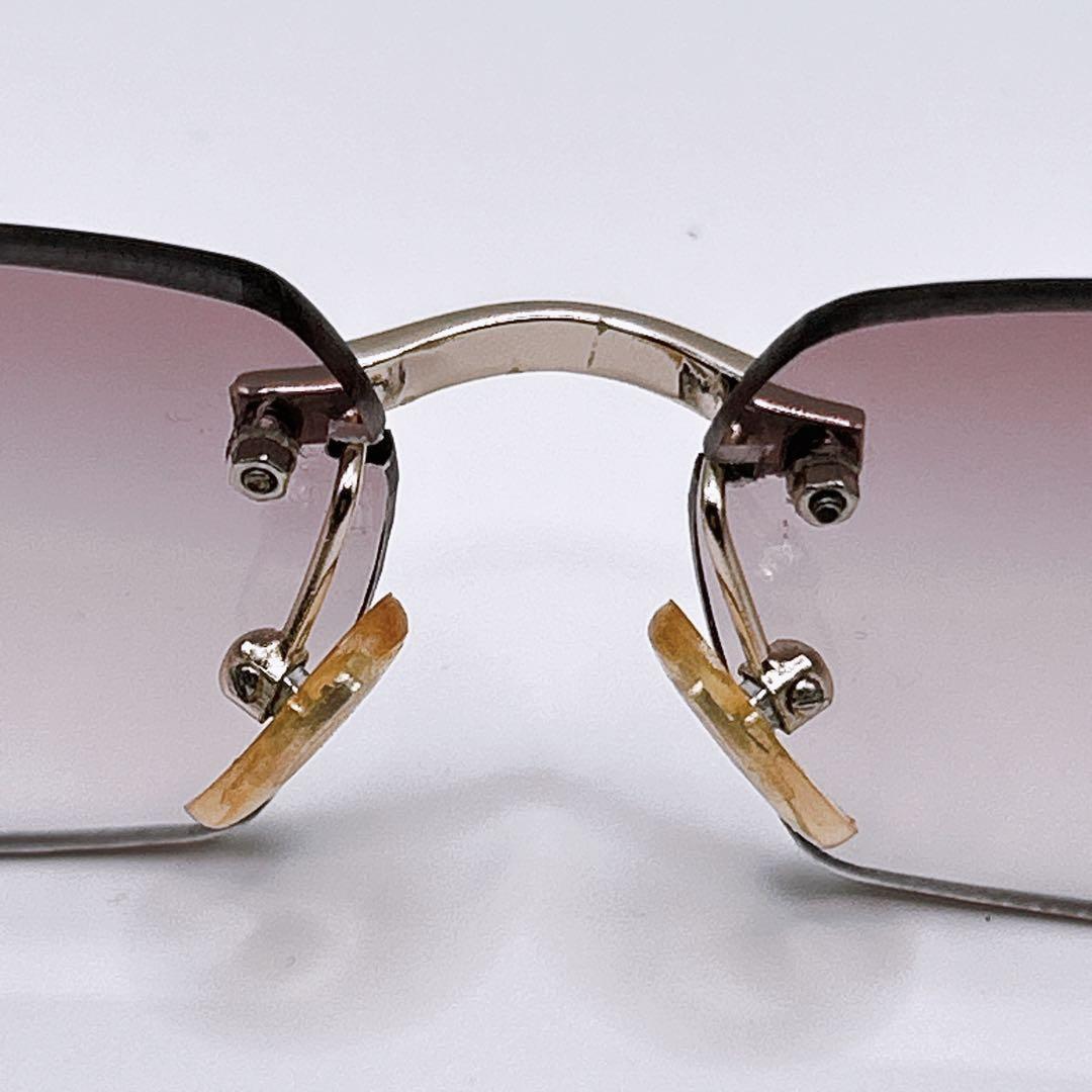 希少✨BVLGARI サングラス　ヴィンテージ　パープル　グラデーション