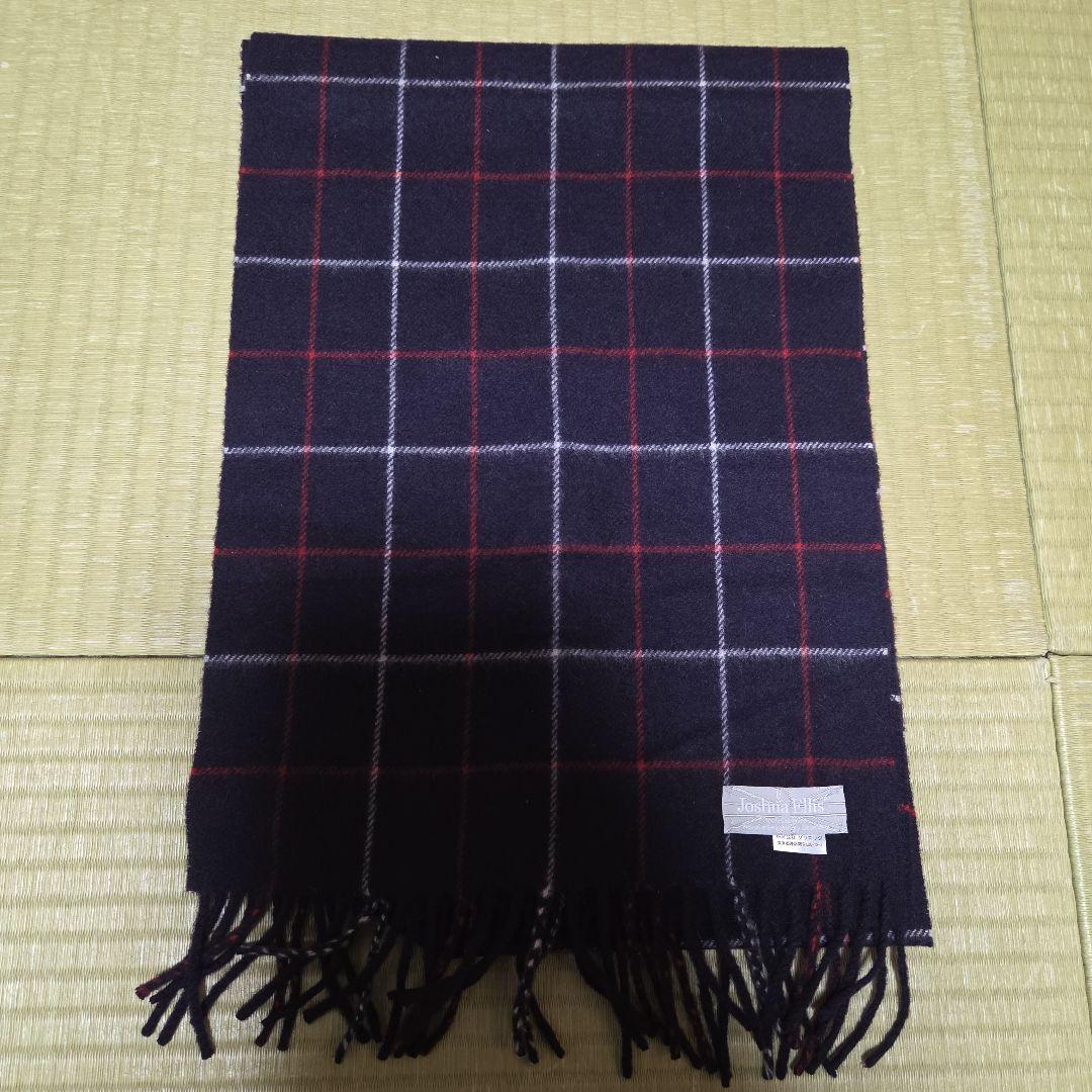 極美品 ジョシュアエリス Joshua Ellis カシミア マフラー