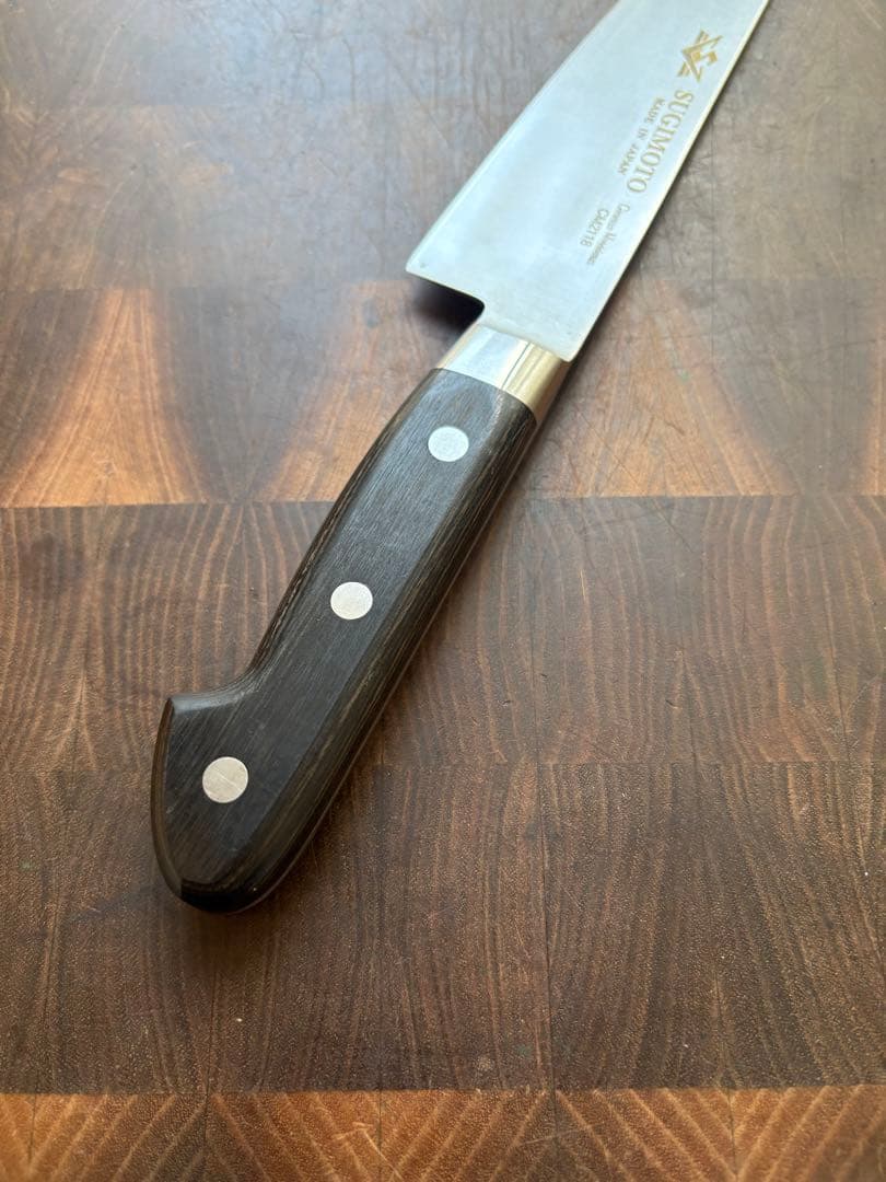 杉本 CM鋼 牛刀 180mm 包丁　CM2118 洋包丁　万能　未使用　ステン