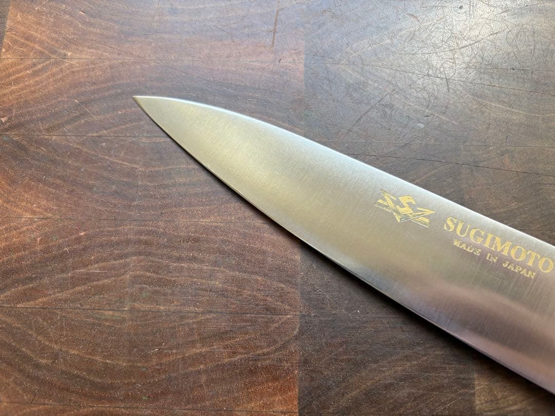 杉本 CM鋼 牛刀 180mm 包丁　CM2118 洋包丁　万能　未使用　ステン