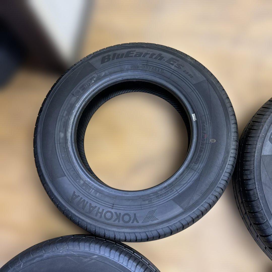 ヨコハマ　145/80R12 夏用タイヤ　2021年　4本(0-56)