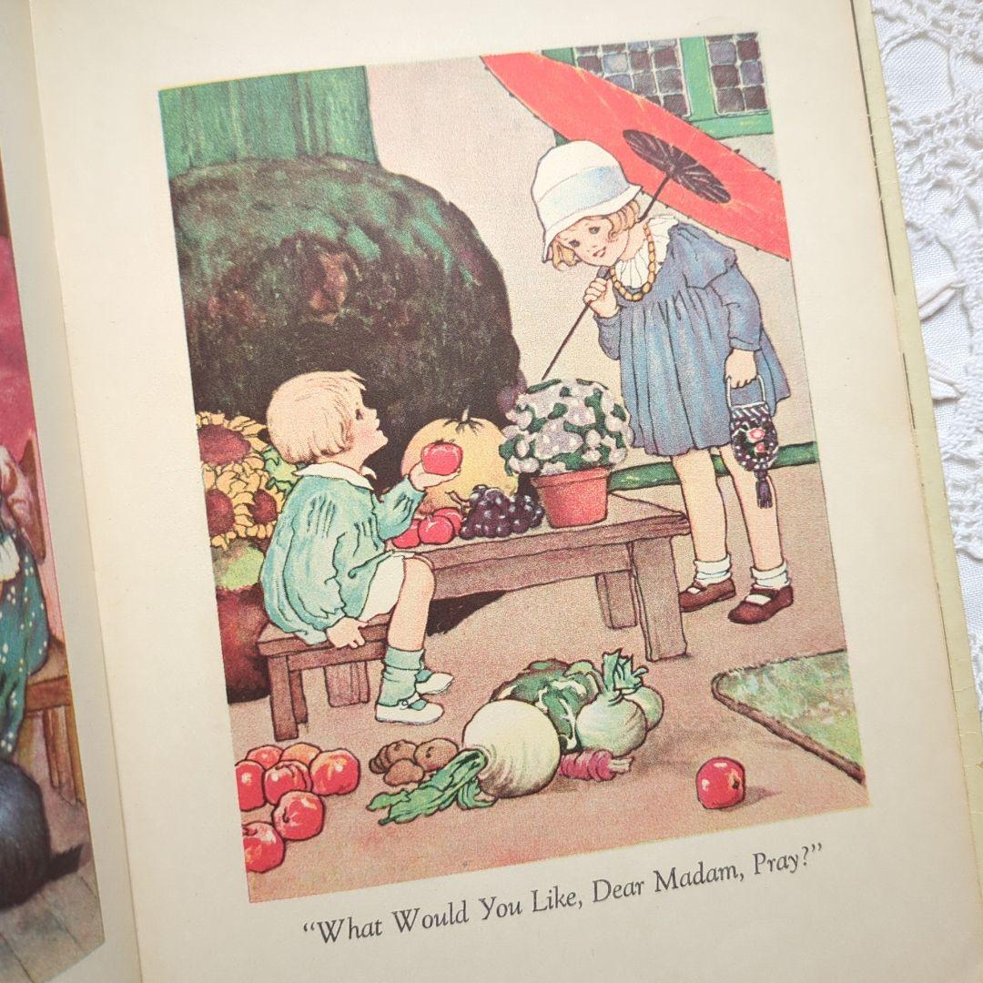 まるちゃん 稀少1935アンティーク絵本 洋書 児童書 ヴィクトリアン