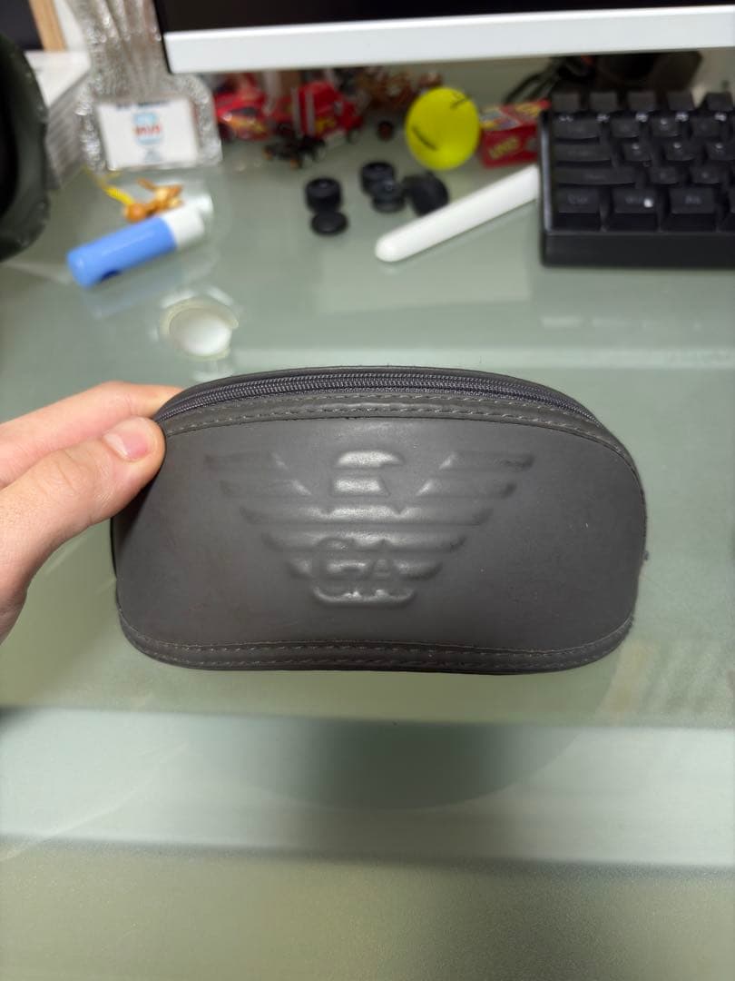 Emporio Armani スポーツサングラス ブラック ケース付き