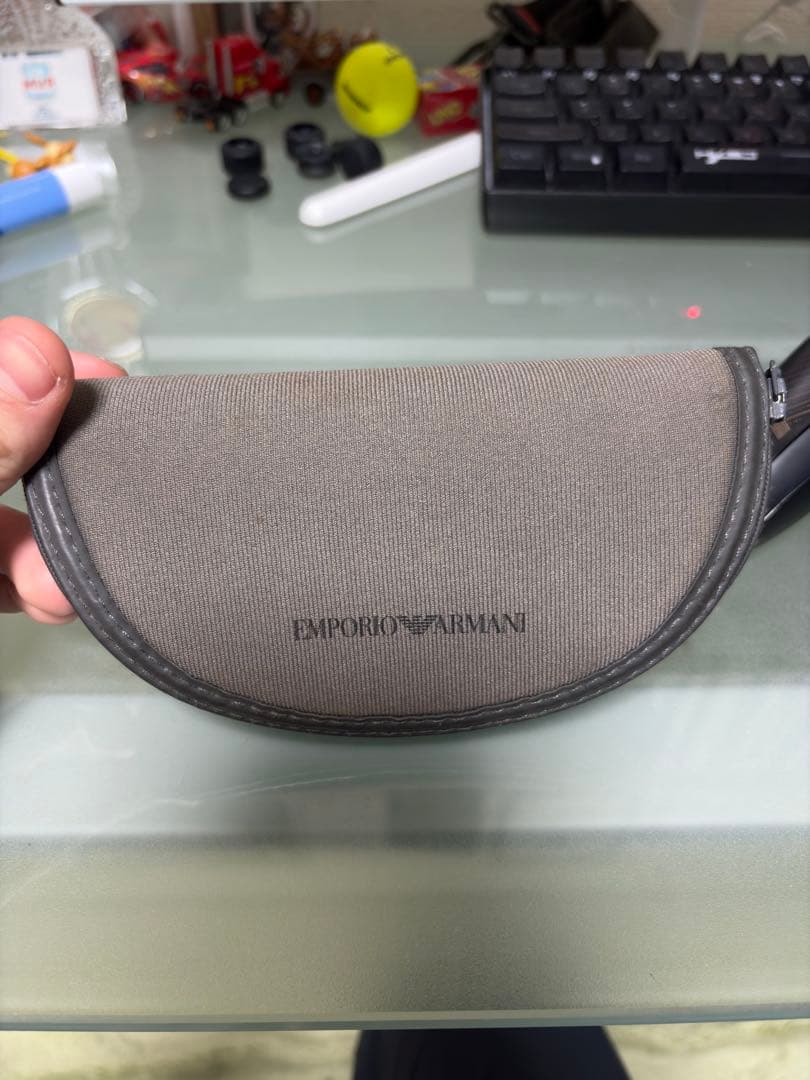 Emporio Armani スポーツサングラス ブラック ケース付き