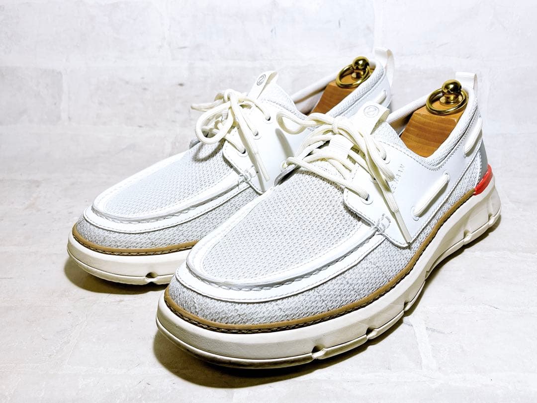 2回着【極美品】COLE HAAN ZEROGRAND デッキシューズ US10