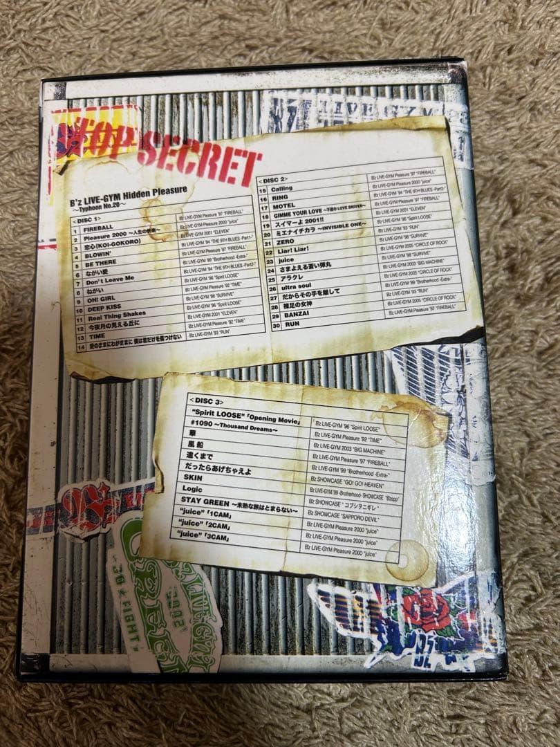 B'zの人気ライブDVD　5作品セット