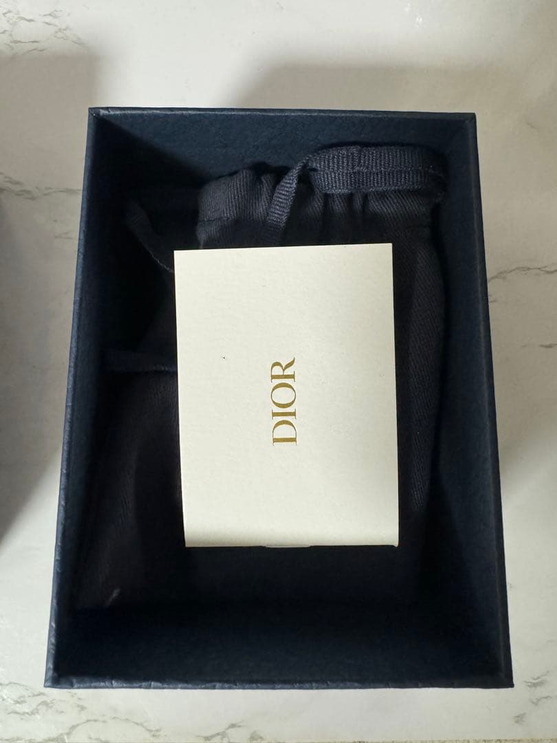 Dior シルバー チェーンブレスレット　美品　付属品箱付き