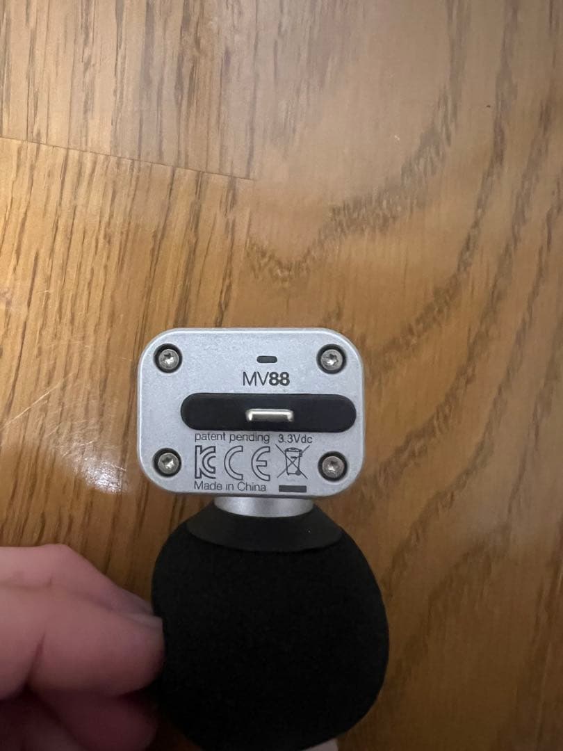 SHURE MV88 マイク　録音機器