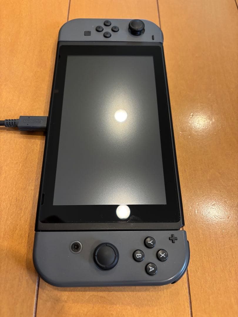 【本体バッテリー交換済】Nintendo Switch 本体 グレー 付属品あり