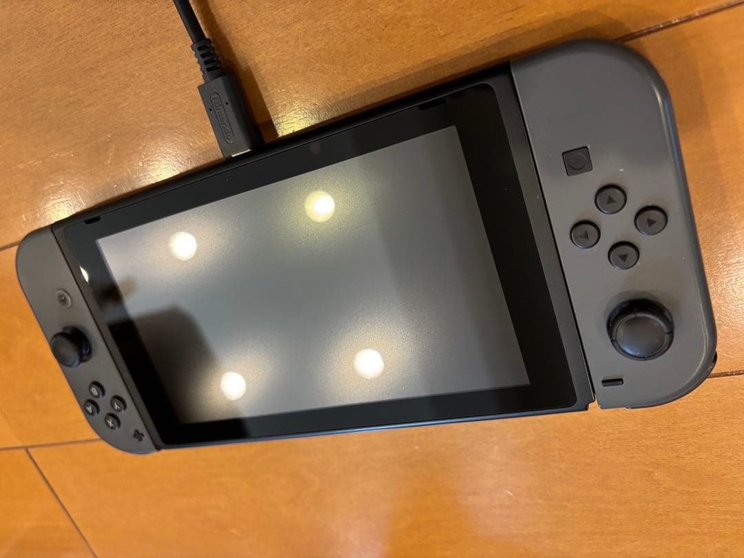 【本体バッテリー交換済】Nintendo Switch 本体 グレー 付属品あり