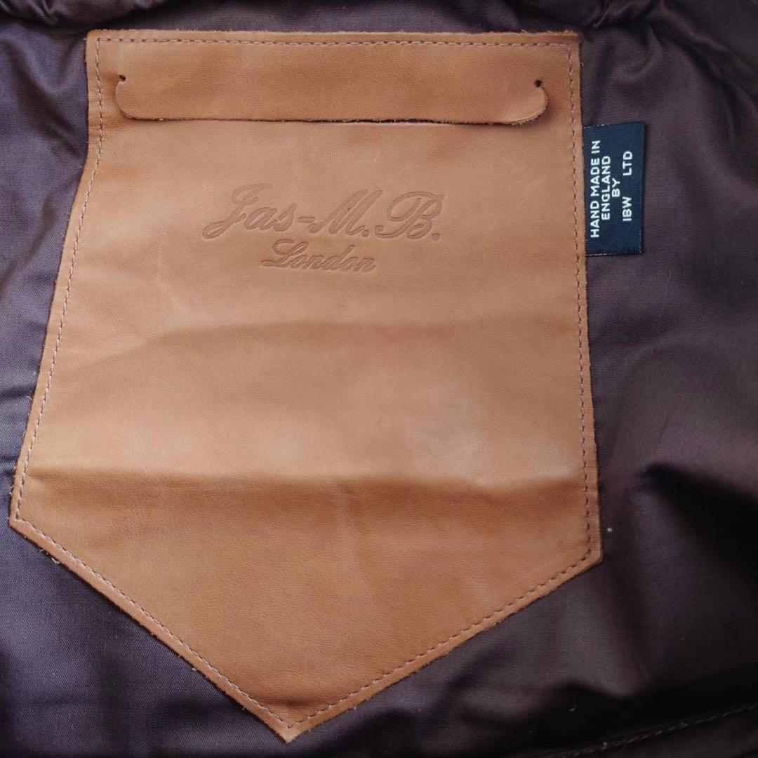 新品❗️ Jas-M.B.　スモールトラベラー　英国製　レザー×ハラコ　トート