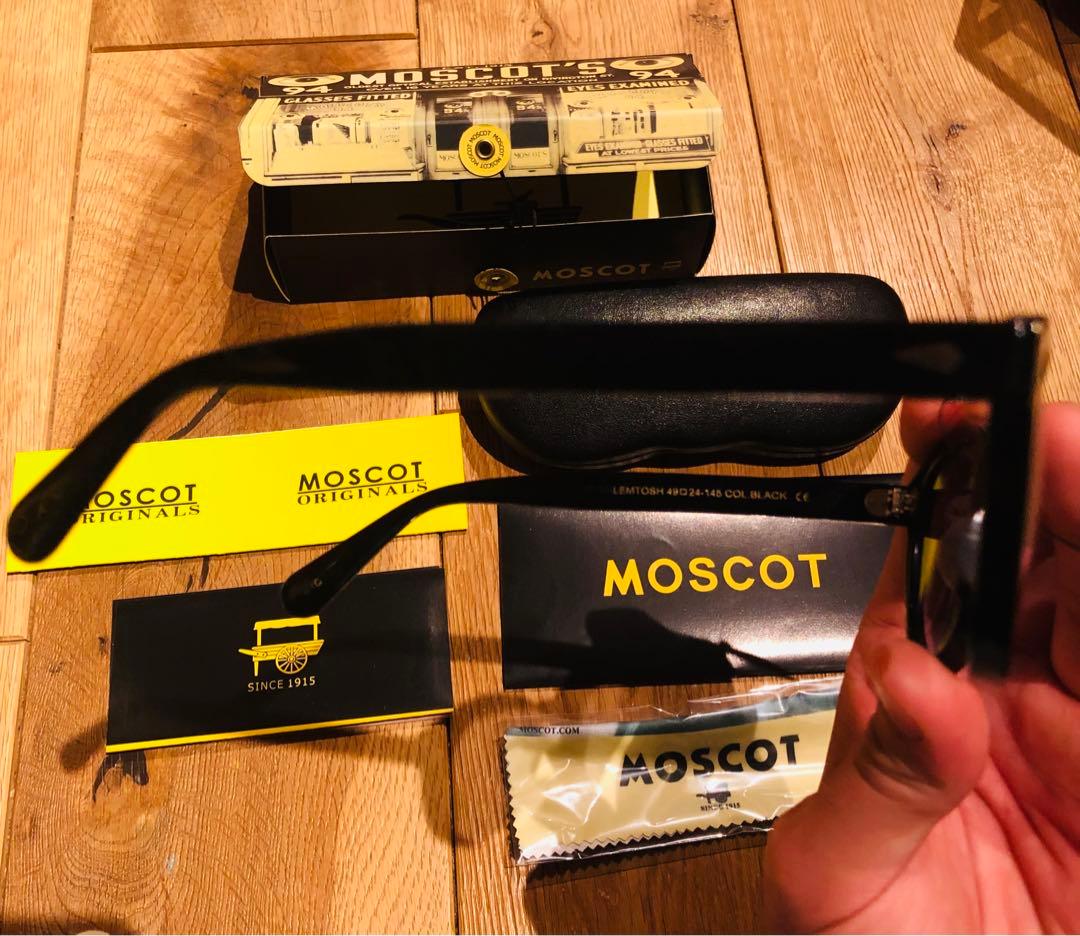 MOSCOT LEMTOSH 49口24-145 ブラックサングラス