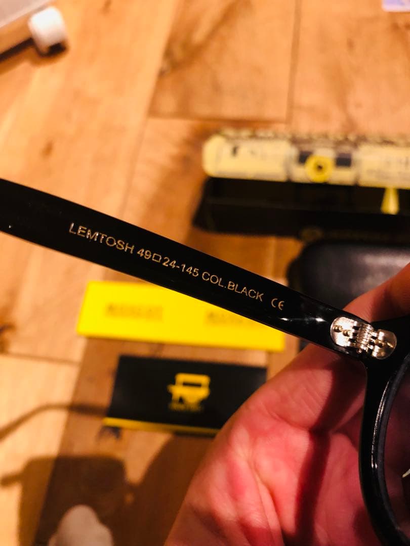 MOSCOT LEMTOSH 49口24-145 ブラックサングラス