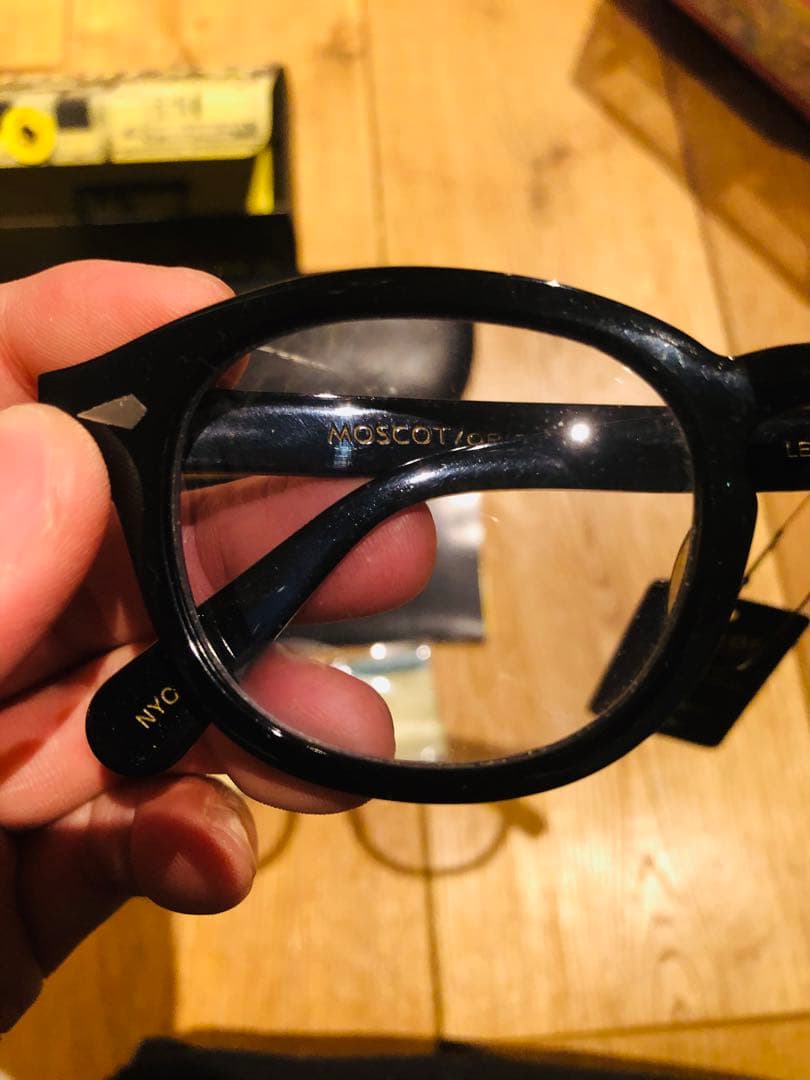 MOSCOT LEMTOSH 49口24-145 ブラックサングラス