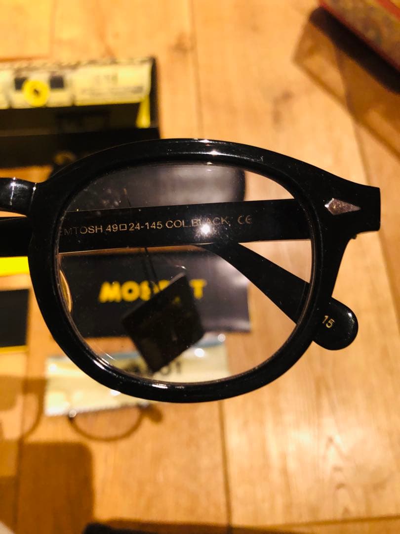 MOSCOT LEMTOSH 49口24-145 ブラックサングラス