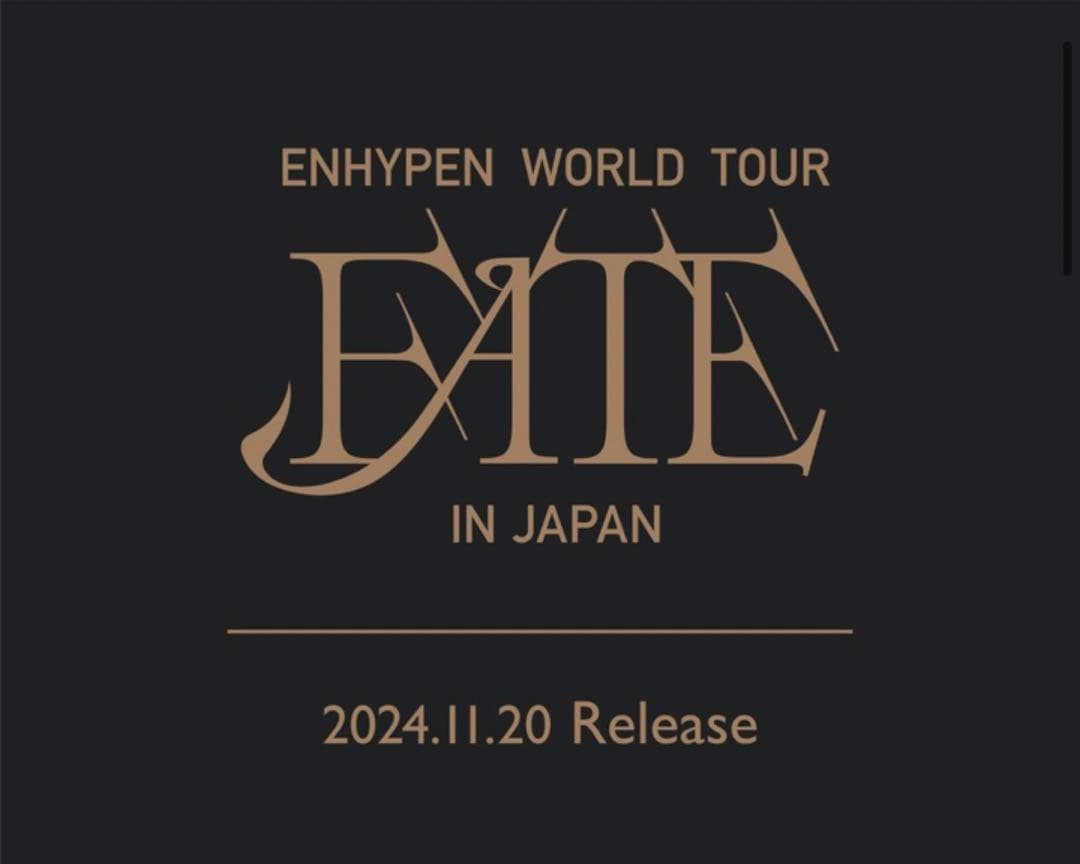 K-POP・アジア ENHYPEN FATE IN JAPAN Blu-ray ver.