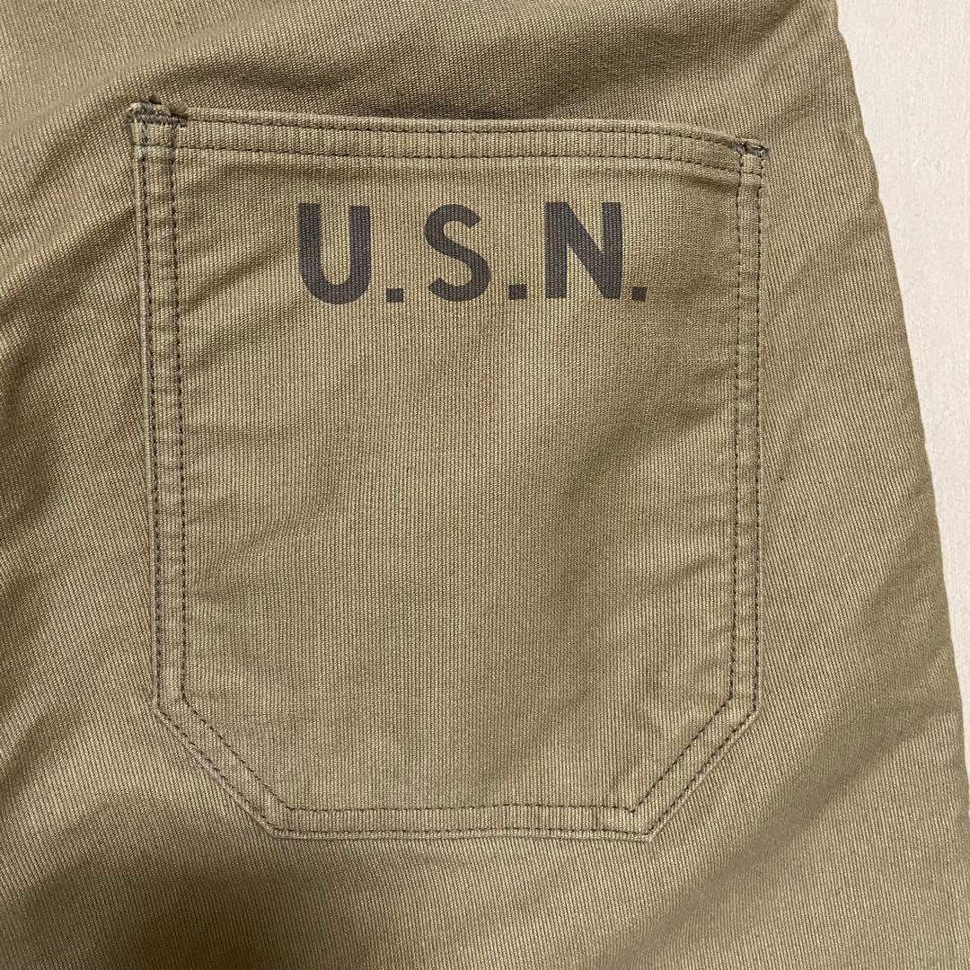 リアルマッコイズ U.S.N. N-1 デッキトラウザーズ Lサイズ