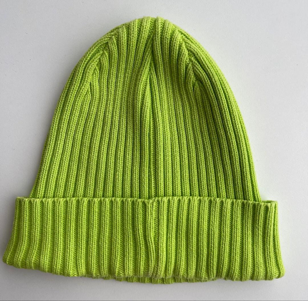 帽子 Supreme Overdyed Beanie lime green