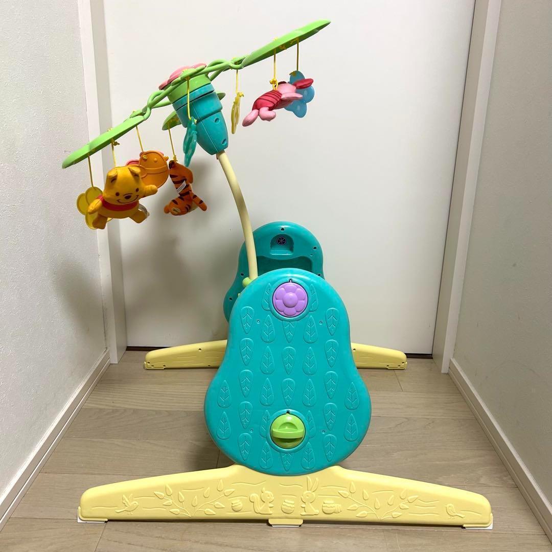 風の子様 付属品完備 えらべる回転6way ジムにへんしんメリー くまのプーさん