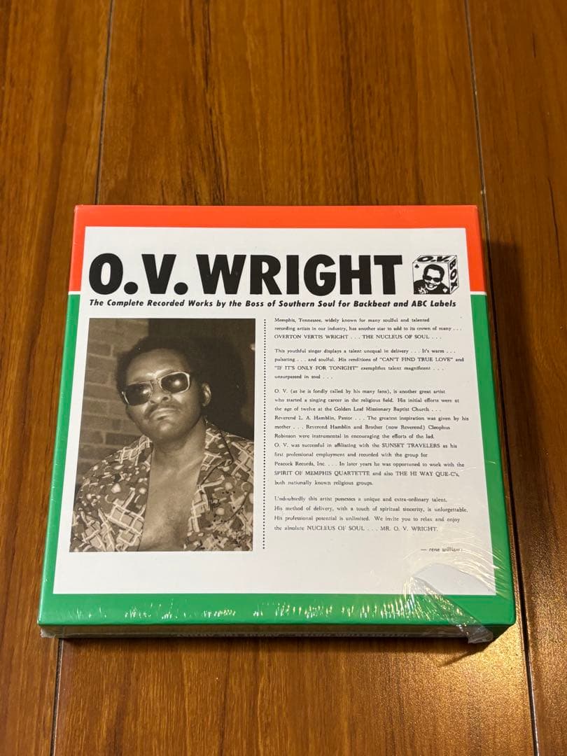 未開封品　O.V. WRIGHT 完全収録作品集