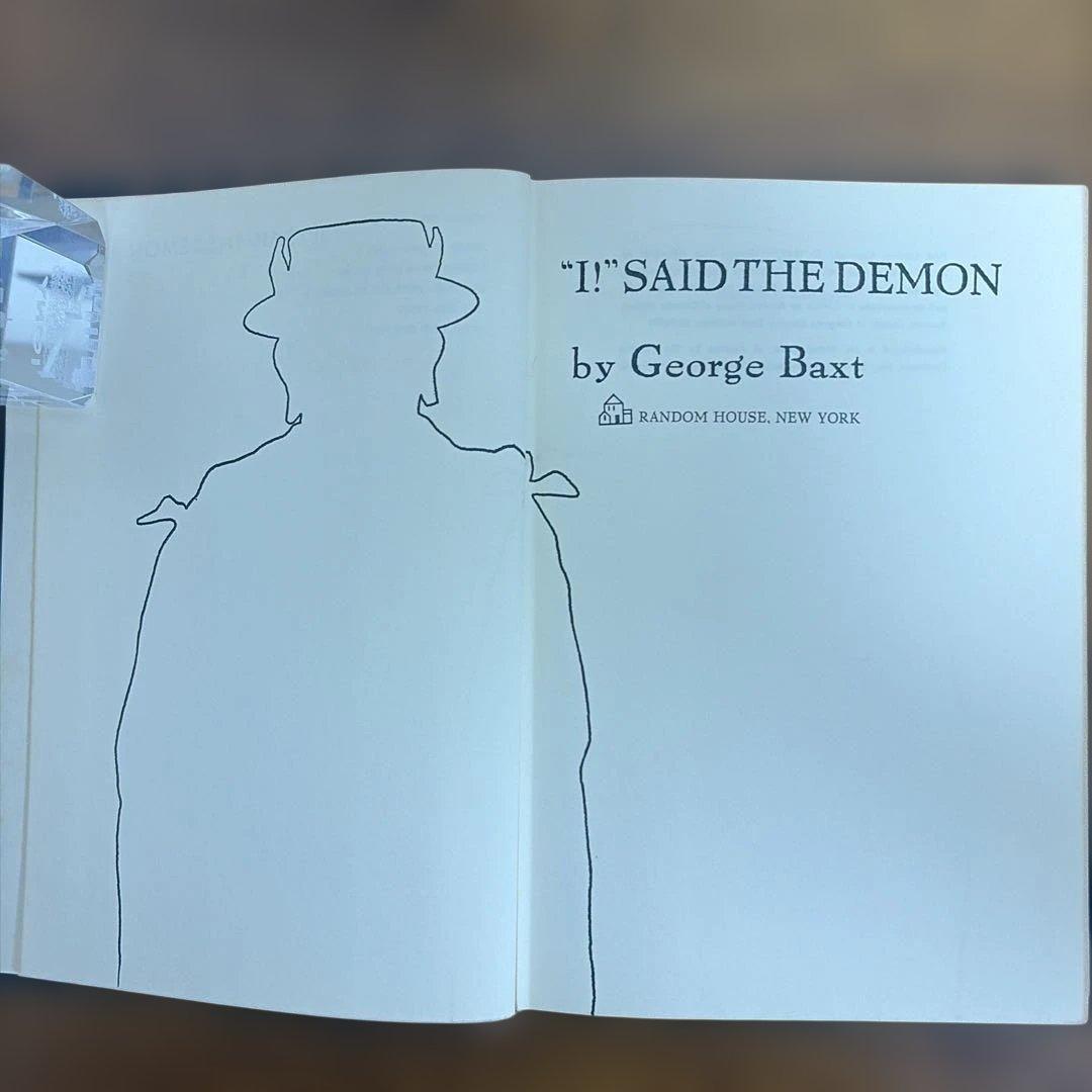 e BAXT I! Said the Demon 初版初刷 1969