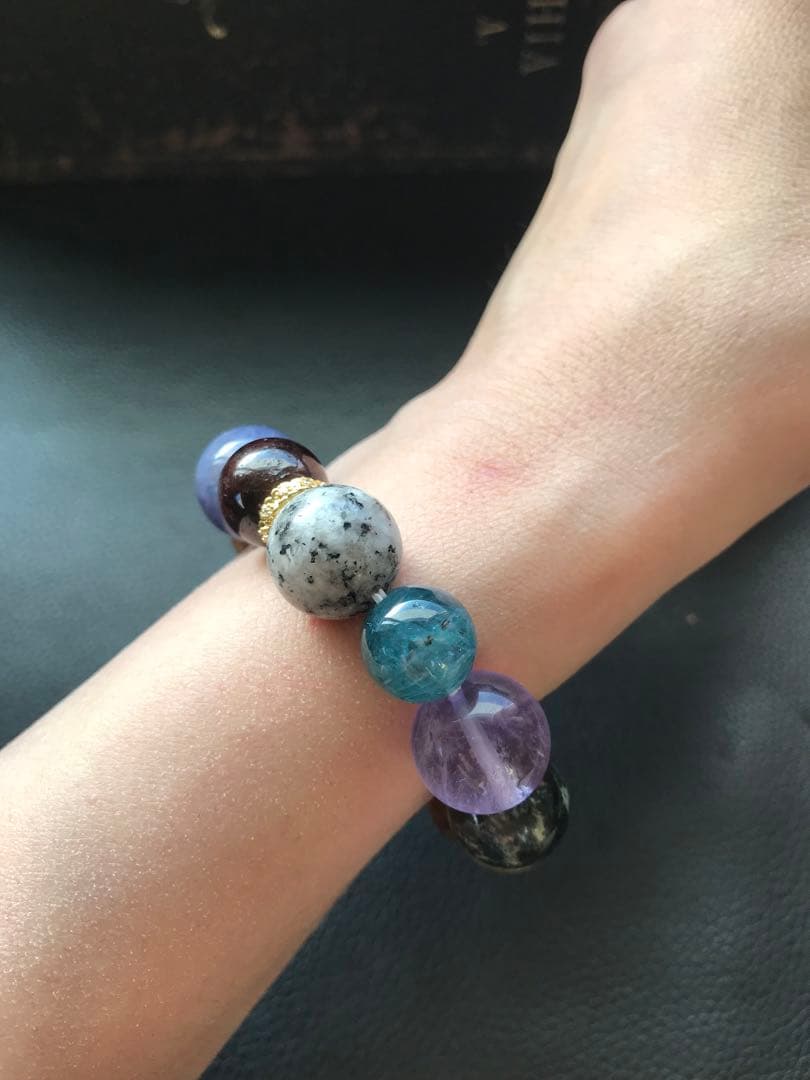 ミックスストーンブレスレット❣️16.2cm