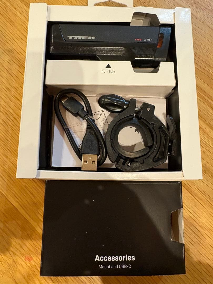 TREK Ion Pro RT 自転車用ライト 1300ルーメン　タイプc充電