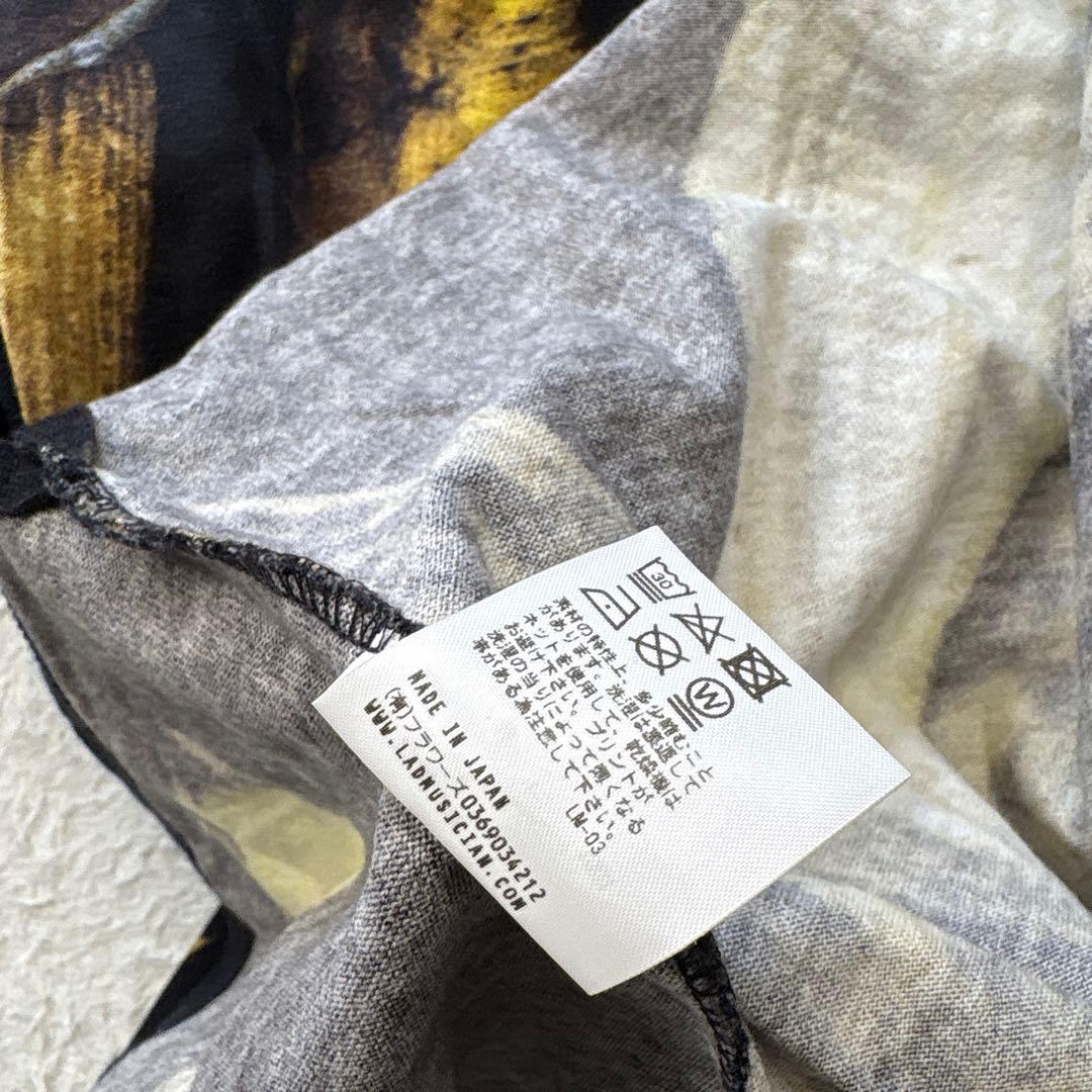 美品　ラッドミュージシャン　バナナ柄グラフィックプリントTシャツ ブラック44