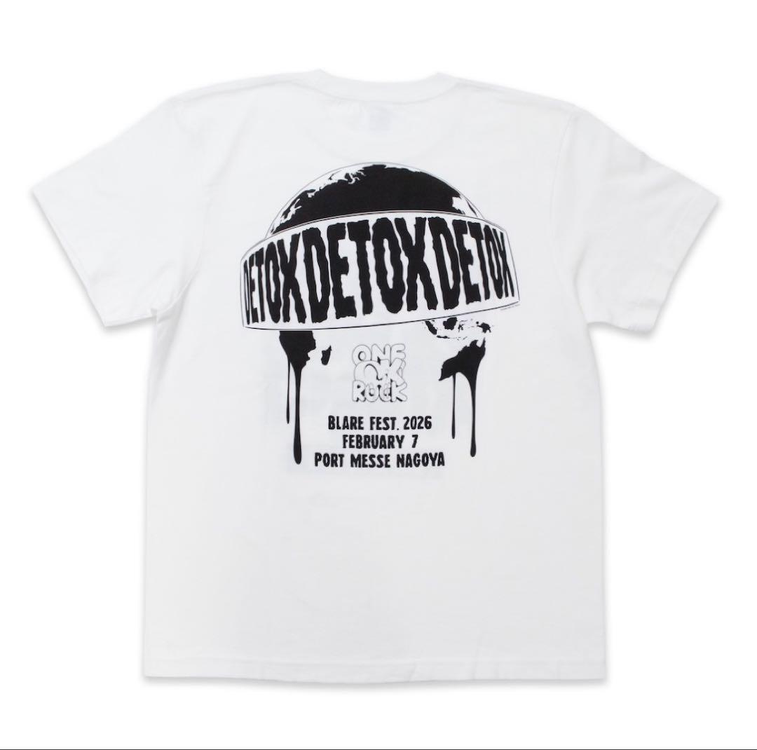 ONE OK ROCK Tシャツ ホワイトBLARE FEST 【L】