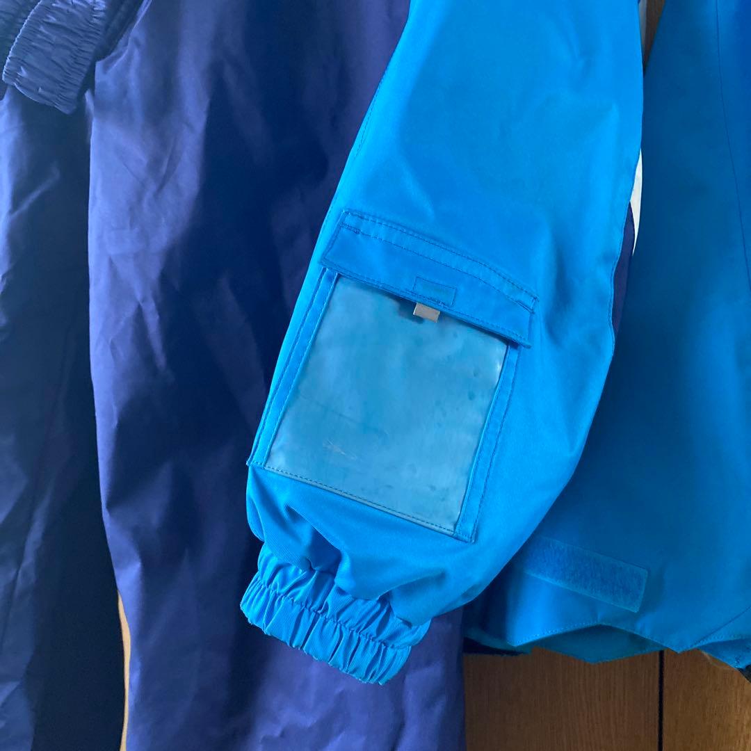 DESCENTE スキーウェア 子ども用 青/白