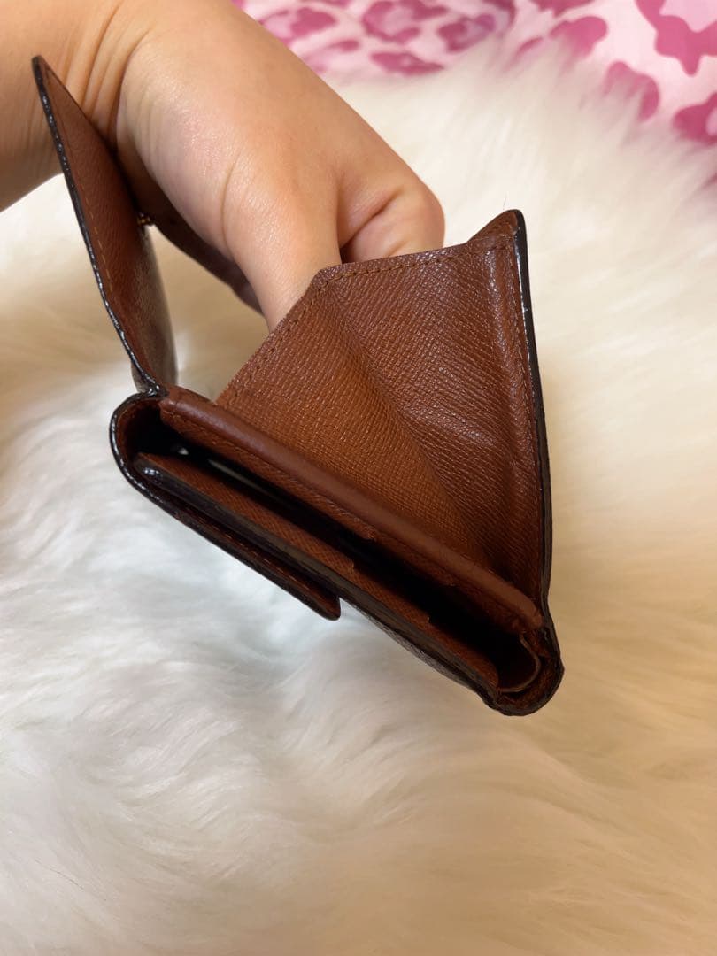 ルイヴィトン ポルトモネ ビエ カルトクレディ モノグラム 三つ折り財布 美品