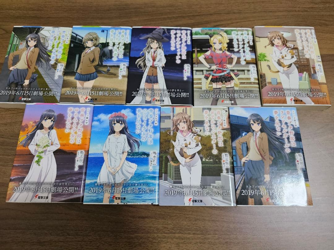 ライトノベル　まとめ売り　ラブコメ　シリーズもの　おさまけ　青ブタ
