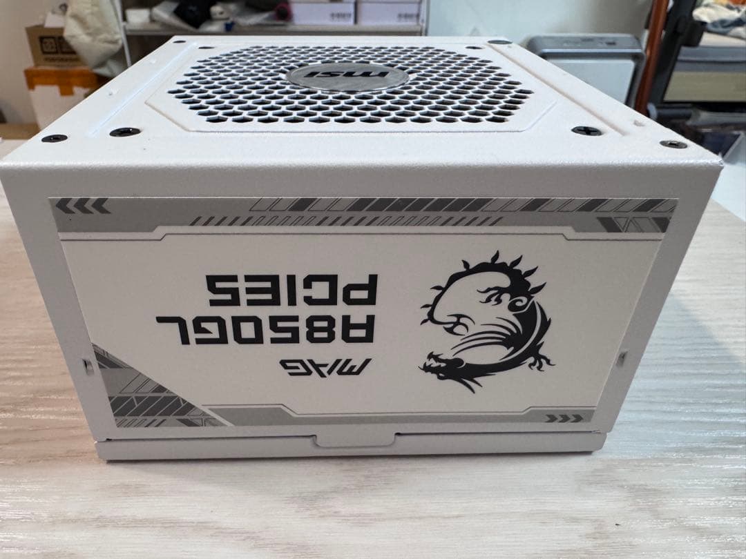 MSI PC電源 MAG A850GL PCIE5 WHITE ホワイト