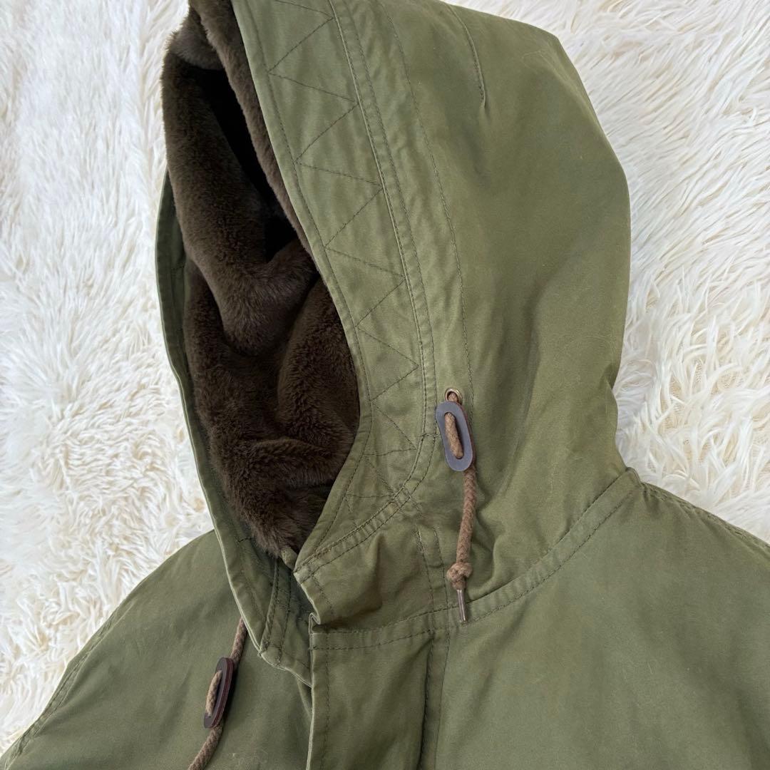 UNBLEACHED VENTILE モッズコート　フードボアベストライナー付き